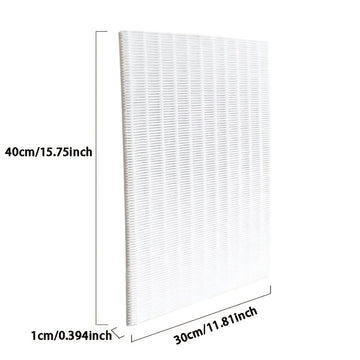 30x40 cm / 11.81x15.75 pulgadas Papel Filtro HEPA DIY - Alta Eficiencia PM2.5, Baja Resistencia, Compatible con Purificadores de Aire y Sistemas HVAC