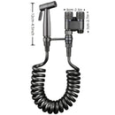 Juego de regadera de acero inoxidable 304, color gris metalizado, válvula de doble salida con manguera suave de 78 pulgadas, fácil instalación, ahorro de agua, limpieza higiénica, función de masaje suave, no requiere electricidad