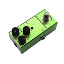 Pedal de efectos de guitarra Overdrive vintage - True Bypass, fuente de alimentación DC 9V - Verde - Para instrumentos de guitarra y bajo