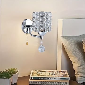 1 aplique de pared redondo ajustable con diseño industrial de metal, interruptor de cadena, montaje semiempotrado, cableado para 110V-240V, sin bombilla incluida - luz de pared moderna para decoración de hogar u oficina, iluminación ajustable|Aplique de