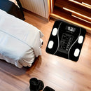 1pc Myvision Báscula Digital Inteligente para Baño, Negro, Inalámbrica, Pesaje de Precisión, Pantalla LCD, Plástico, Alimentada por Batería AAA, No Recargable, con Batería AAA, para Uso Doméstico y Comercial