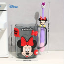1 cepillo de dientes Disney de Minnie y sus amigos con vaso, diseño lindo y sencillo, resistente a caídas, ideal para viajes, fiestas, vacaciones y cumpleaños