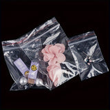 100 bolsas de celofán transparente con cierre hermético, estilo contemporáneo, organizador de almacenamiento para cocina y hogar, material plástico, para canastas, cajas, contenedores y organizadores del hogar