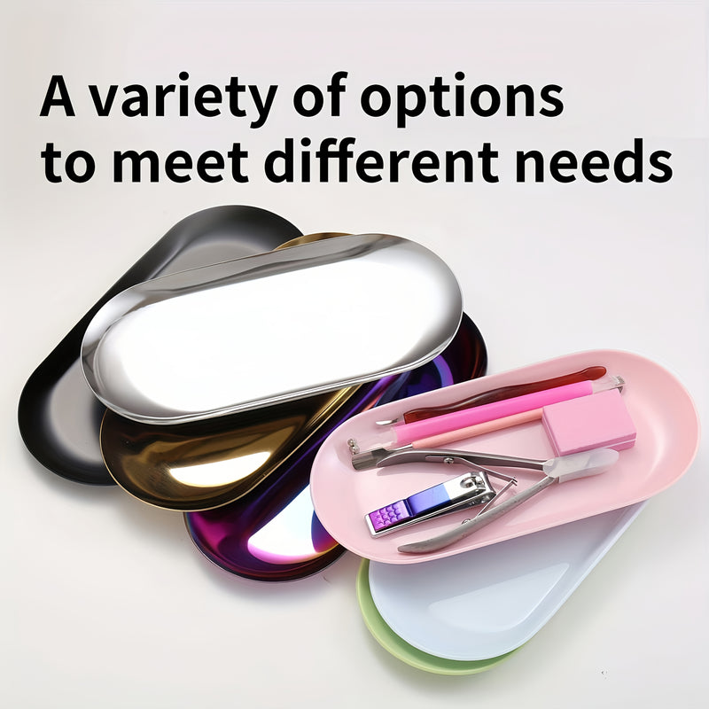 Bandolera de esterilización para salón de uñas de acero inoxidable y plástico - Soporte para pulverizador de alcohol directo, adecuado para herramientas de uñas, organizador de higiene portátil, uso en hogar y salón, diseño simple, compacto y portátil, f