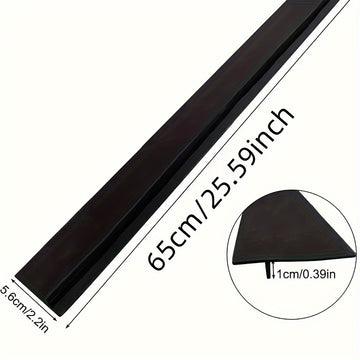 1 pieza, tira de silicona para cubrir huecos, 65 cm (25,59"), relleno de huecos para encimeras de cocina, espaciador de sellado para la superficie de la placa de cocción y el borde de la pared, 0,99 cm de grosor