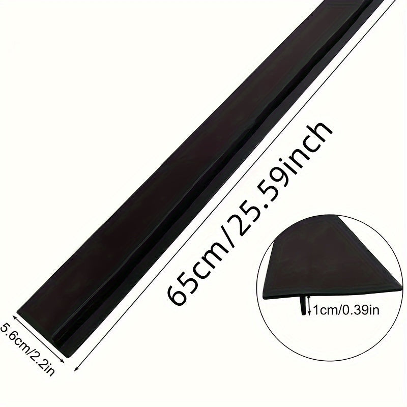 1 pieza, tira de silicona para cubrir huecos, 65 cm (25,59"), relleno de huecos para encimeras de cocina, espaciador de sellado para la superficie de la placa de cocción y el borde de la pared, 0,99 cm de grosor