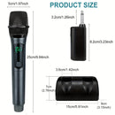 Micrófono condensador Heikuding 108 gris/oro con batería recargable, conector XLR de 6,35 mm y jack TRS de 3,5 mm, clip/soporte/poder fantasma, doble alimentación USB/batería, base antideslizante incluida, micrófono profesional para estudio y podcasting,