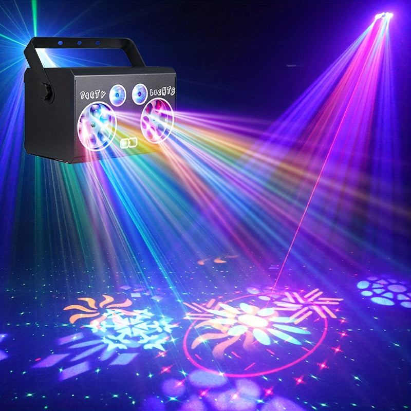 Luces de escenario, Luces para fiestas luces de discoteca DJ KTV Luces estroboscópicas, luces estroboscópicas DMX multifunción activadas por voz Entretenimiento de baile Fiestas familiares bares, clubes, salones de fiesta/decoraciones interiores/Cumpleañ