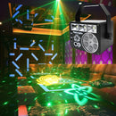 Proyector de Luz Estroboscópica LED con USB y Control Automático y por Voz - , Activado Remotamente para Fiestas, Raves y Decoraciones de Eventos (Lunes Cibernético, Navidad, Acción de Gracias, Día de los Muertos, Diwali)