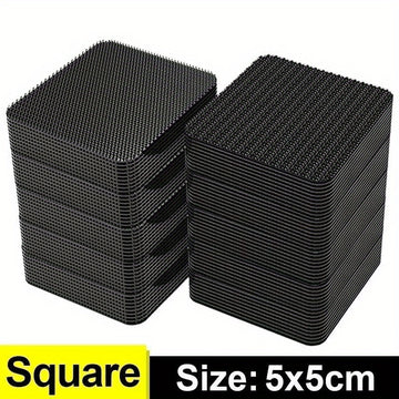 20pcs Anclajes para Alfombras Adhesivos - Pegamento Fuerte, Agarre Antideslizante para Hogar, Coche y Tapetes de Superficie