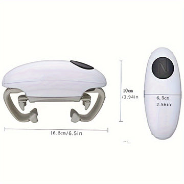 1 pieza de TAIVODB, abridor de frascos automático - Gadget de cocina eléctrico sin manos con 3 en 1, diseño ergonómico, tapa automática y mantén caliente el frasco, compatible con todos los tamaños, material ABS, alimentado por batería (36V) para uso dom