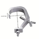7pcs Ganchos de luz de aluminio ajustables para escenario - Duraderos, portátiles, no requieren batería, ideales para uso al aire libre, equipo de iluminación de escenario | Soporte de luz ajustable | Aluminio duradero