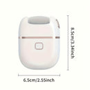 Masajeador eléctrico de pies recargable con alimentación USB, 3 cabezas de repuesto, batería de litio de 500 mAh, regalo perfecto para la familia y amigos.