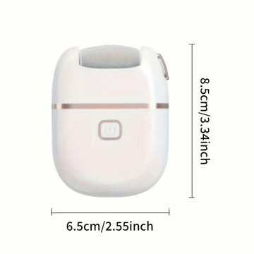 Masajeador eléctrico de pies recargable con alimentación USB, 3 cabezas de repuesto, batería de litio de 500 mAh, regalo perfecto para la familia y amigos.