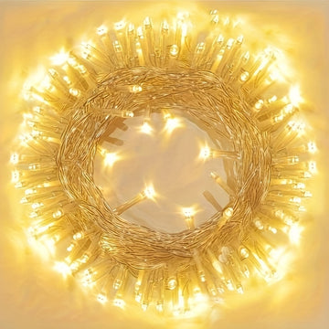 Luces de Hadas LED Blancas Cálidas de 5.99 metros - Luces Parpadeantes con Alimentación USB para Navidad, Bodas y Decoración Exterior, Perfectas para Calles Comerciales y Caminos Florales, Luces para Decoración