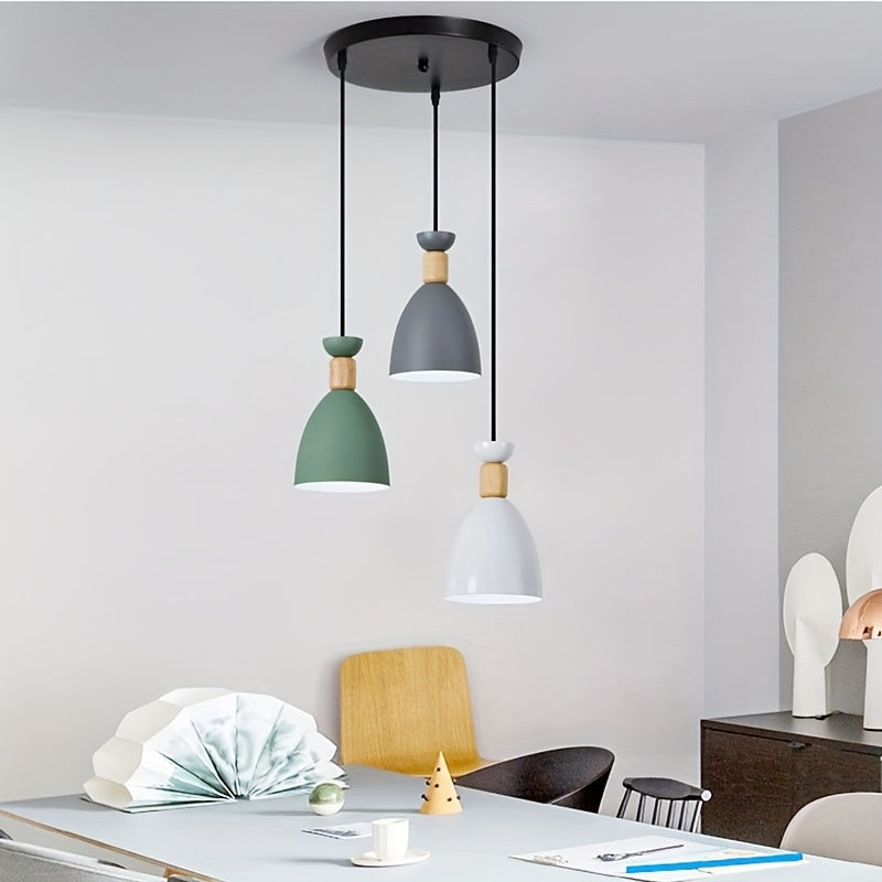 Arandela Colgante para Techo, Lámpara de Metal con Longitud Ajustable para Dormitorio Comedor Cocina Bar Sala Isla Loft