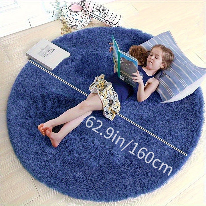 1 alfombra suave y esponjosa, perfecta para sala, dormitorio, guardería, sala de juegos, residencia estudiantil, decoración juvenil (4'x4')