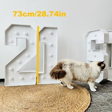 Marco tridimensional digital de tablero KT de 1 pieza, tablero KT precortado para montaje fácil, decoración para fiestas navideñas