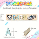 Juguete de rompecabezas de madera personalizado, 4 opciones de diseño, amarillo, no necesita energía, almacenamiento y transporte de arte, perfecto para aprender y familia, ideal para regalos de Navidad y Halloween