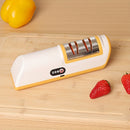 Un afilador de cuchillos eléctricos portátiles recargables por USB con ángulo ajustable para cuchillos rectos de 20 grados, diseñado para afilar y pulir cuchillos de cocina, adecuado para cuchillos de chef, cuchillos de corte, cuchillos santoku, cuchillo