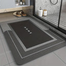 1 ud., Alfombrilla de Baño de Barro de Diatomeas, Tapete Absorbente para Suelo, Alfombra para Inodoro, Alfombrita Lavable Fácil de Limpiar, Alfombra Suave, Base Antideslizante de Goma