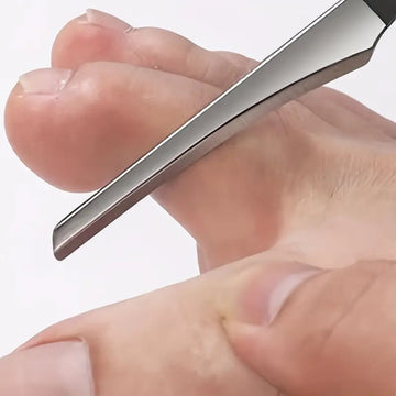 Herramienta de Cuidado de Pies de Acero Inoxidable, Removedor de Cutículas de Acero Inoxidable, Cortauñas para Dedos del Pie, Accesorios Sin Perfume para Pies Suaves