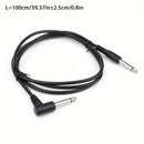 I-zclive, Cable de audio de 90 grados de 6.5 mm, de 6.35 mm de cobre libre de oxígeno, Línea de reducción de ruido de codo recto de 6.35, Conector de metal aplicable para computadora, Eid Al-Adha Mubarak