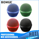 Capuchón de Malla Metálica BOMGE para Shure SM58/BETA58 - Compatible con BLX4, PGX4, QLXD4, SLX4, ULXD4 - Cápsula Profesional en Rojo, Verde, Azul y - Reducción de Ruido & Durabilidad para Estudio, Podcasting y Presentaciones En Vivo - Accesorio Compatib