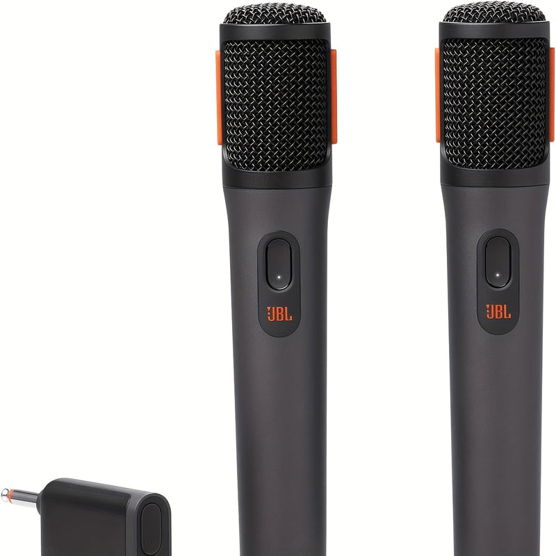 Para for jbl PartyBox Mic 2X, sistema de micrófono inalámbrico digital con batería recargable de 20 horas, voz clara y sonido nítido, WiFi estable 2.4GHz, compatible con todos los altavoces (negro), micrófono inalámbrico para fiestas, equipo de audio par