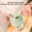 Un cortador de verduras de cocina portátil versátil para uso doméstico, este dispositivo eléctrico multifuncional está diseñado para picar ajo, cortar y preparar alimentos para bebés.