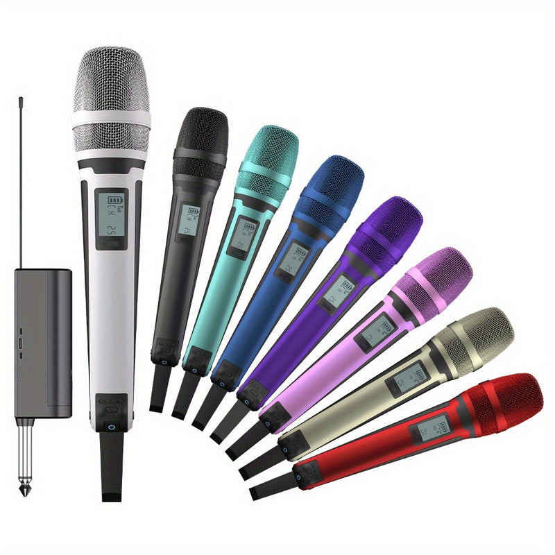 Microfono sin varillas G-MARK SKM9000 Profesional UHF con Frecuencia Ajustable y Carcasa Metálica para Eventos, Enseñanza y Bodas