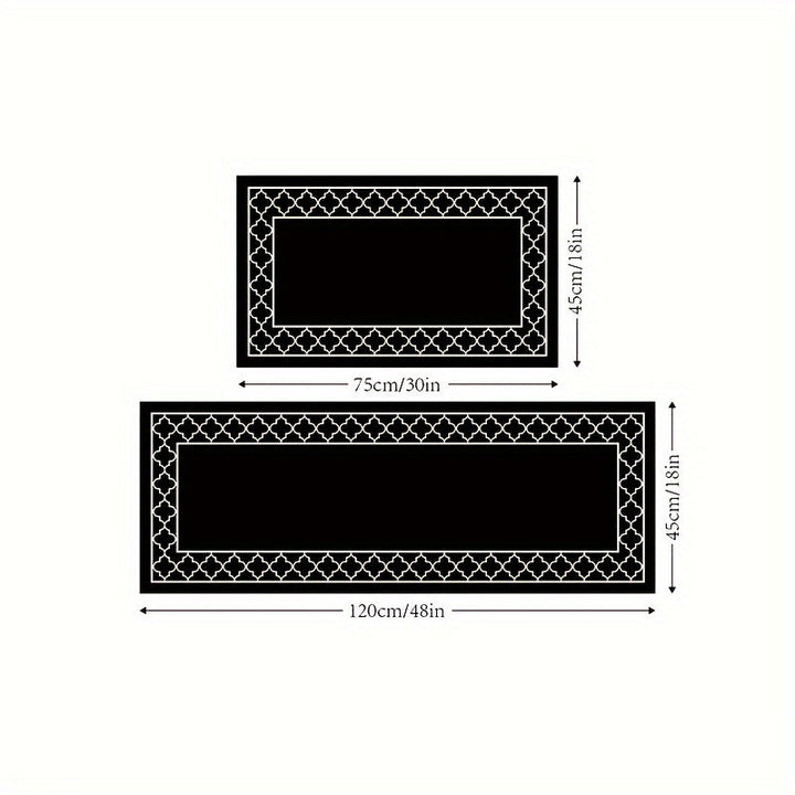 Alfombra de confort ergonómico y antideslizante para cocina, hogar, suelo, fregadero y oficina [1/2pcs]