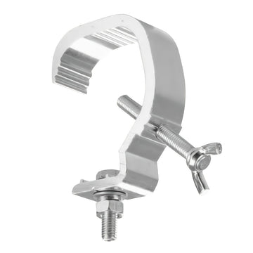 Juego de 10 Ganchos para Luces de Escenario FF, Gancho con Cierre Simple y Doble, Gancho para Faro, Gancho de Fundición de Aluminio para Luces de Palet Anchas de 20 Tarjetas de 30-52 Tubos