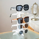 1pieza Negro 6 Pares de Soporte de Gafas de Plástico para Hombre y Mujer, Almacenamiento de Gafas de Sol, Soporte de Visera, Almacenamiento de Gafas en el Mostrador de la Tienda, Torres de Joyería