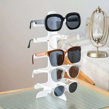 1pieza Negro 6 Pares de Soporte de Gafas de Plástico para Hombre y Mujer, Almacenamiento de Gafas de Sol, Soporte de Visera, Almacenamiento de Gafas en el Mostrador de la Tienda, Torres de Joyería