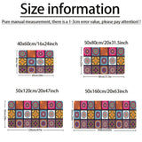 Alfombras de franela estampadas para entrada, sala, dormitorio y baño, absorbentes y antideslizantes