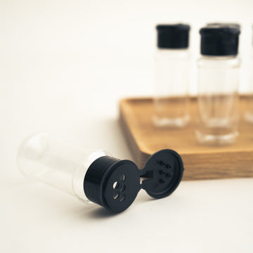 10/12 piezas de botellas de especias resistentes al óxido con tapas fáciles de agitar - Ideal para una cocina eficiente y organizada, mejora la decoración