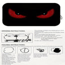 1 pieza de cortina de sol para coche UV rojo - Diseño de ojos de gato negro, protector de parabrisas plegable para conducir en la playa y en la costa, mantiene el vehículo fresco, se ajusta a los coches, SUV y camiones - Accesorio de interior de automóvi