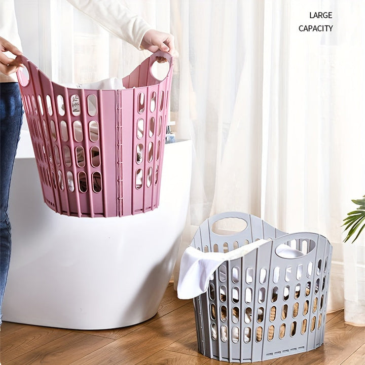 Canasta de Lavandería Plegable para Ahorrar Espacio en Casa, Caja de Almacenamiento Grande para Ropa y Juguetes de Peluche