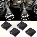 Luces de bienvenida para motocicletas, conjunto de 4 piezas, luces de bienvenida para puertas de vehículos, proyección universal sin batería, accesorios para vehículos, equipo de luces de bienvenida universal.