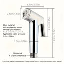 1 Juego de Suministros de Baño, Ducha Portátil, Aspersor para Mujeres, Equipado con Boquilla de Alta Presión y Manguera de Acero Inoxidable Nd, Incluye Soporte de Montaje en Pared y Accesorios de Montaje. Diseño Ahorrador de Agua Muy Adecuado