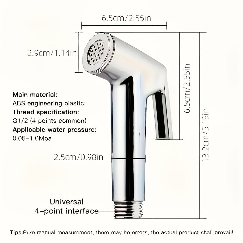 1 Juego de Suministros de Baño, Ducha Portátil, Aspersor para Mujeres, Equipado con Boquilla de Alta Presión y Manguera de Acero Inoxidable Nd, Incluye Soporte de Montaje en Pared y Accesorios de Montaje. Diseño Ahorrador de Agua Muy Adecuado