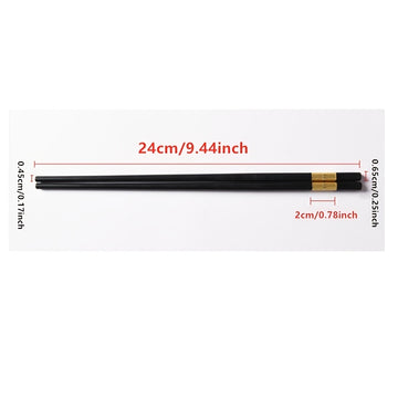 1/5/10 pares de palillos chinos de fibra de vidrio, palillos reutilizables antideslizantes, palillos chinos resistentes a altas temperaturas sin pintura y sin cera para cocinar, aptos para lavavajillas