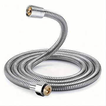 1pc Cabezal de Ducha Ajustable de 3 Modos con Supercompresión de Baja Presión y Manguera de Acero Inoxidable, Material ABS de Alta Calidad, Cabezal de Ducha Ahorrador de Agua para Presión de Agua Baja, Boquilla de Ducha Redonda Plateada