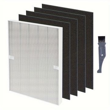 5 cartuchos de filtro de reemplazo para purificadores de aire Winx115115, C535, 5300, 5300-2, 6300, 6300-2, AM90, P300 (1 filtro HEPA premium y 4 filtros de carbon activado)