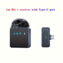 Micrófono inalámbrico de clip de alta calidad para creadores de contenido, grabación rápida/silencio y carga rápida USB-C, diseño de clip resistente con batería duradera de 160 mAh, ideal para vlogging, podcasting y transmisiones en vivo