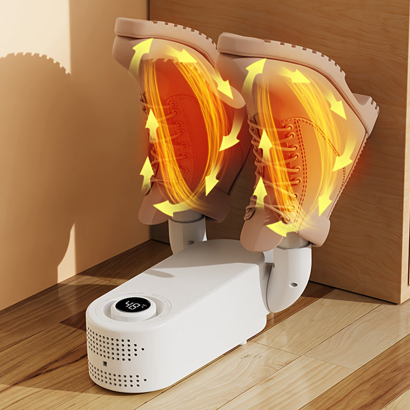Secador de ropa portátil compacto con protección contra sobrecalentamiento, ajustes de temporizador doble y características de eficiencia energética - Ideal para viajes, camping y uso doméstico, enchufe de EE. UU., 110V, operación eficiente y silenciosa,