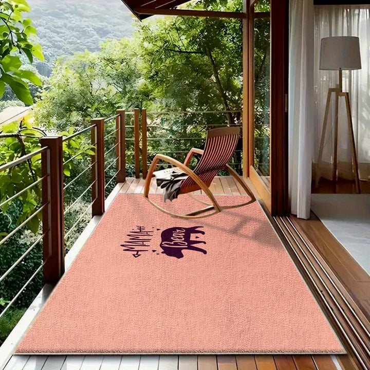 Alfombra de terciopelo exterior 850g/m², gruesa y lujosa, con un estilo callejero delicado y moderno. Temática misteriosa de barcos para salas de restaurantes o cabañas, textura resistente pero suave al tacto y altamente transpirable. Disponible en vario