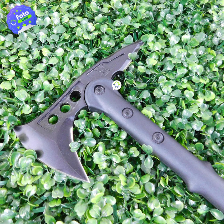 Hacha Táctica Camping Acero Inoxidable Resistente Funda FT001