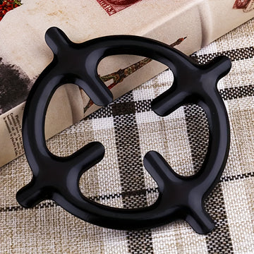 2 piezas de soportes de cubierta de horno de metal de alta resistencia con agarre antideslizante y ajuste seguro para teteras, tazas de café, teteras - Ideal para hogares, restaurantes, cafeterías, hornos para teteras, soporte de cubierta de tetera, aspe